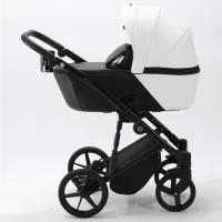 Детская коляска Adamex Mobi Air Delux SD-1/ Белый photo 2