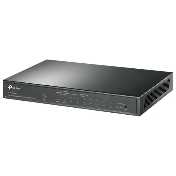 Коммутатор TP-Link TL-SG1210MPE Черный photo 2