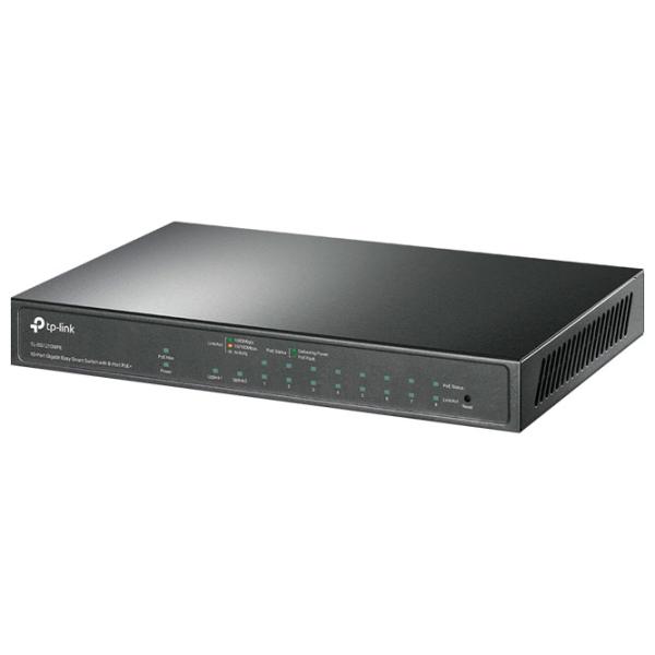 Коммутатор TP-Link TL-SG1210MPE Черный photo 2