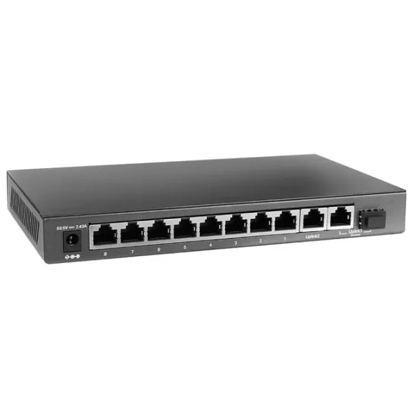 Коммутатор TP-Link TL-SG1210MPE Черный photo 3