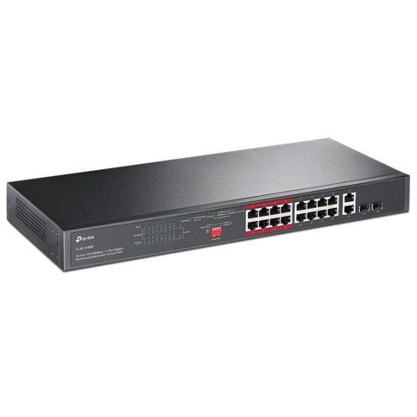 Switch TP-Link TL-SL1218MP Черный photo 2