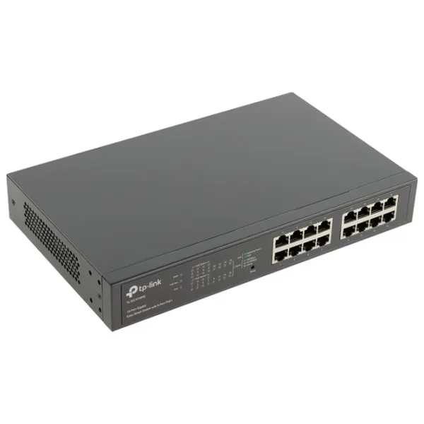 Switch TP-Link TL-SG1016PE Черный photo 2