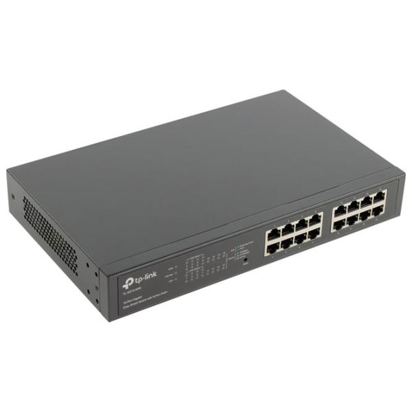 Switch TP-Link TL-SG1016PE Черный photo 2