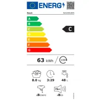 Стиральная машина Bosch WAJ240L8SN 8 кг / 1200 об/мин / Белый photo 6