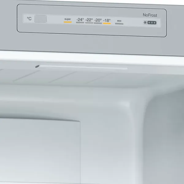 Frigider Bosch KGN33NLEB cu congelator jos 282 l / 176 cm / Inox photo 3