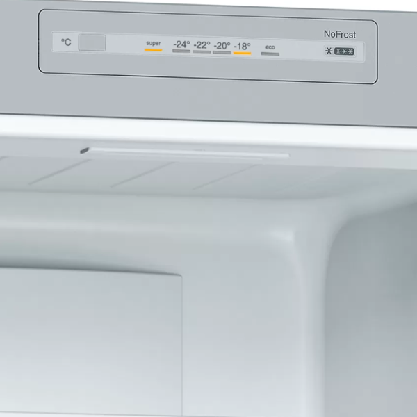 Frigider Bosch KGN33NLEB cu congelator jos 282 l / 176 cm / Inox photo 3