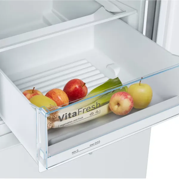 Frigider Bosch KGV39VWEA cu congelator jos 343 l / 201 cm / White photo 4