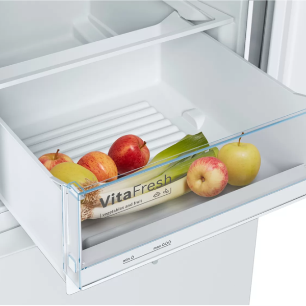 Frigider Bosch KGV39VWEA cu congelator jos 343 l / 201 cm / White photo 4