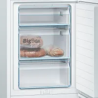 Frigider Bosch KGV39VWEA cu congelator jos 343 l / 201 cm / White photo 5