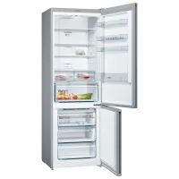 Frigider Bosch KGN49XLEA cu congelator jos 330 l / 203 cm / Inox photo 3