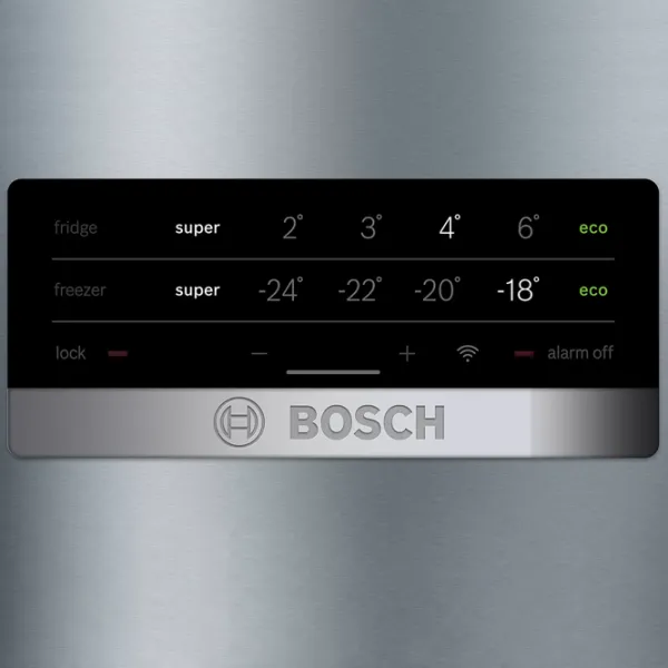 Frigider Bosch KGN49XLEA cu congelator jos 330 l / 203 cm / Inox photo 4