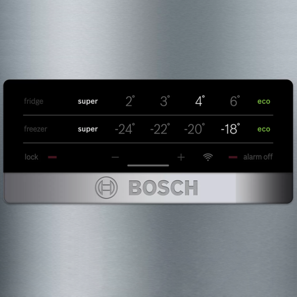 Frigider Bosch KGN49XLEA cu congelator jos 330 l / 203 cm / Inox photo 4