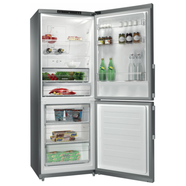 Frigider Whirlpool WB70I 952 X cu congelator jos 462 l / 195 cm / Inox photo 2