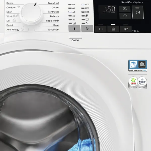 Mașină de spălat Electrolux EW6FN448W 8 kg / 1400 rpm / White photo 4 Mașină de spălat Electrolux EW6FN448W 8 kg / 1400 rpm / White photo 4