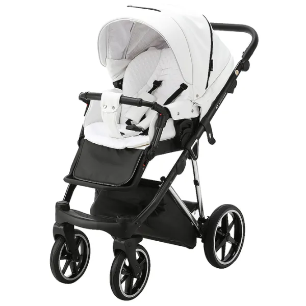 Cărucior pentru copil Adamex Paolo Star STAR-105/ White photo 4 Cărucior pentru copil Adamex Paolo Star STAR-105/ White photo 4