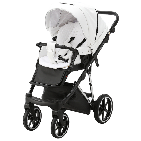 Cărucior pentru copil Adamex Paolo Star STAR-105/ White photo 4 Cărucior pentru copil Adamex Paolo Star STAR-105/ White photo 4