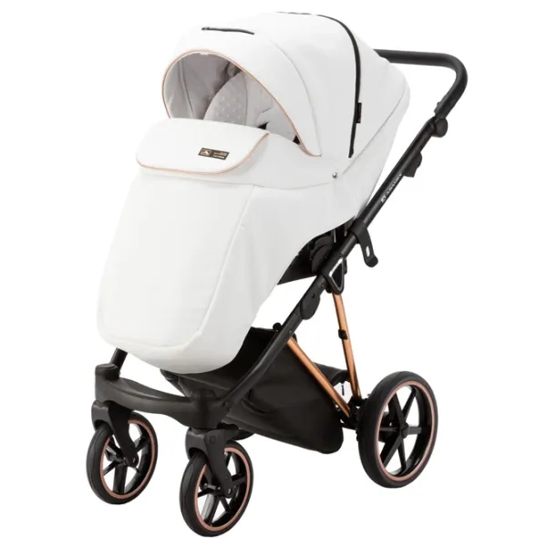 Детская коляска Adamex Paolo Star STAR-106/ Белый photo 2 Детская коляска Adamex Paolo Star STAR-106/ Белый photo 2