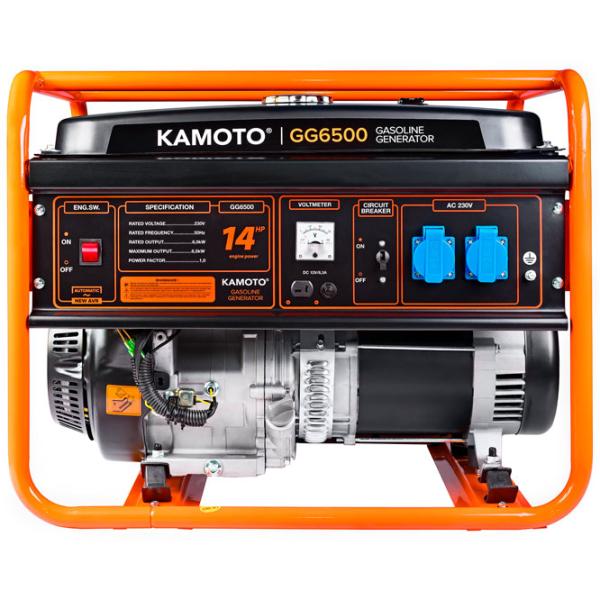 Generator de curent Kamoto GG 6500 220 V/ 12 V Benzină/ 6 kW photo 3