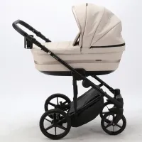 Детская коляска Adamex Rimini Delux RI-213/ Бежевый photo 2