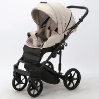 Детская коляска Adamex Rimini Delux RI-213/ Бежевый photo 4