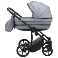 Cărucior pentru copil Adamex Rimini Delux RI-243/ Gray photo 2