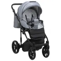 Cărucior pentru copil Adamex Rimini Delux RI-243/ Gray photo 5