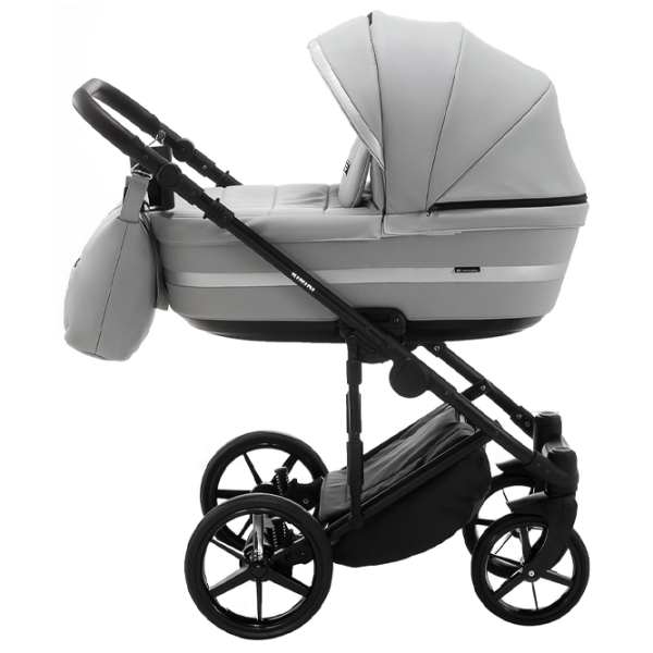 Cărucior pentru copil Adamex Rimini Delux RI-207/ Light Gray photo 2 Cărucior pentru copil Adamex Rimini Delux RI-207/ Light Gray photo 2