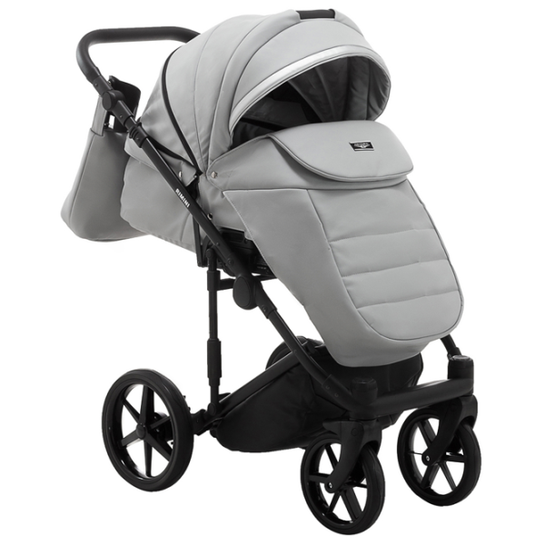 Cărucior pentru copil Adamex Rimini Delux RI-207/ Light Gray photo 4 Cărucior pentru copil Adamex Rimini Delux RI-207/ Light Gray photo 4