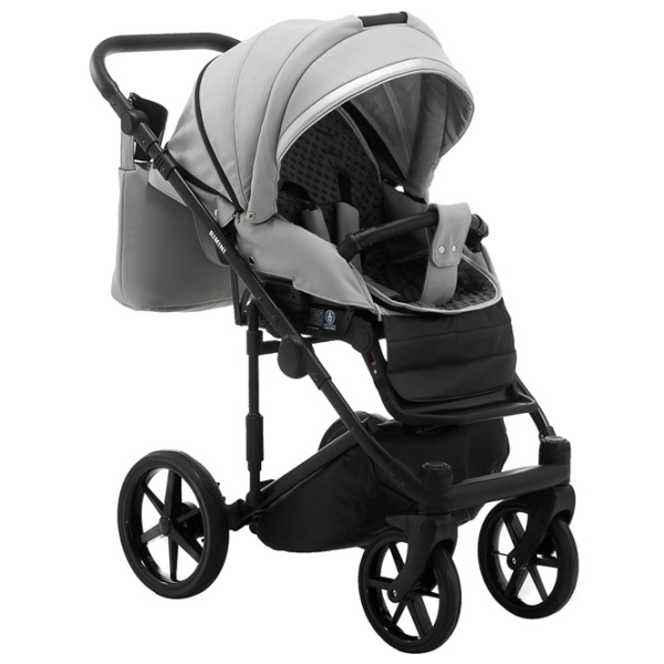Cărucior pentru copil Adamex Rimini Delux RI-207/ Light Gray photo 5 Cărucior pentru copil Adamex Rimini Delux RI-207/ Light Gray photo 5