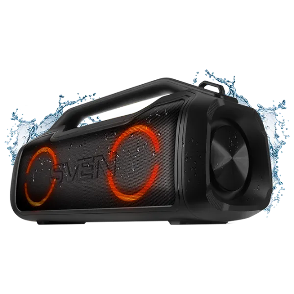 Портативная колонка Sven PS-390 50 W/ Черный photo 8