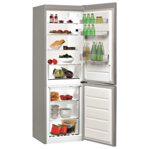 Frigider Indesit LI7 SN1E X cu congelator jos 319 l / 176.3 cm / Inox photo 2