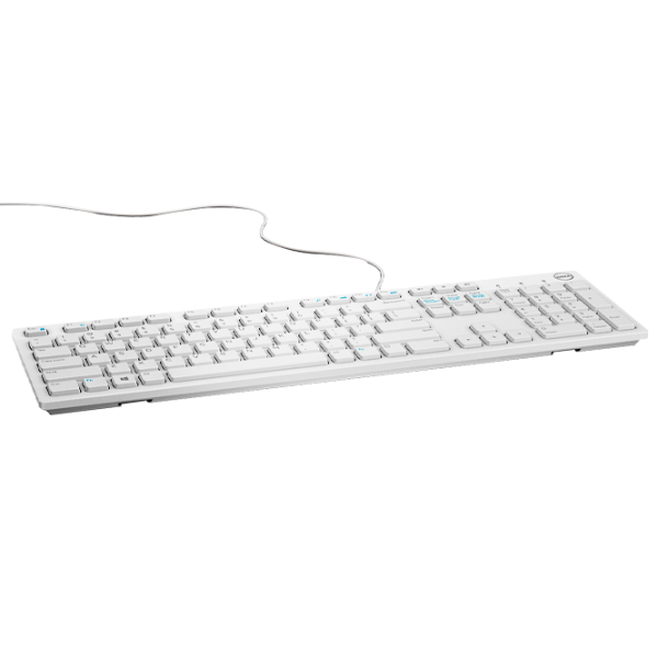 Tastatură Dell KB216 Cu fir/ White photo 2