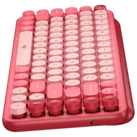 Tastatură Logitech POP Keys Fără fir / Pink photo 4