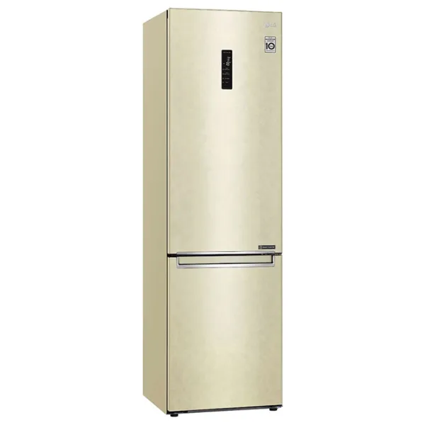 Frigider LG GW-B509SEKM cu congelator jos 384 l / 203 cm / Beige photo 2