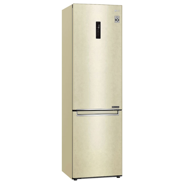 Frigider LG GW-B509SEKM cu congelator jos 384 l / 203 cm / Beige photo 2