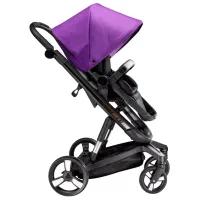 Детская коляска Bebumi Space 2 in 1 B186.7B196.11/ Черный photo 4