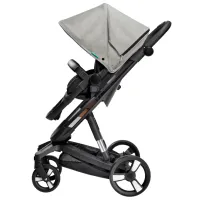Cărucior pentru copil Bebumi Space 2 in 1 B186.11B196.8/ Black photo 4