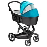 Cărucior pentru copil Bebumi Space 2 in 1 B186.5B196.9/ Black photo 2