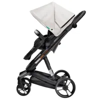Cărucior pentru copil Bebumi Space 2 in 1 B186.4B196.7/ Black photo 4