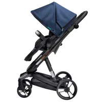 Cărucior pentru copil Bebumi Space 2 in 1 B186.6B196.10/ Black photo 4