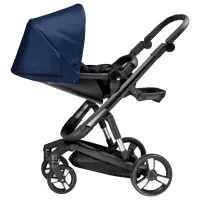 Cărucior pentru copil Bebumi Space 2 in 1 B186.6B196.10/ Black photo 6