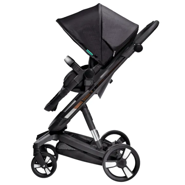 Cărucior pentru copil Bebumi Space 2 in 1 B186.1B196.4/ Black photo 4
