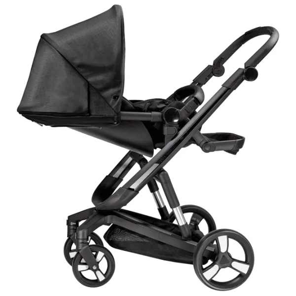 Cărucior pentru copil Bebumi Space 2 in 1 B186.1B196.4/ Black photo 6