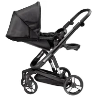Детская коляска Bebumi Space 2 in 1 B186.1B196.4/ Черный photo 6