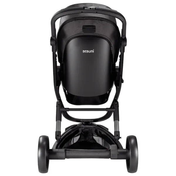 Cărucior pentru copil Bebumi Space 2 in 1 B186.1B196.4/ Black photo 7