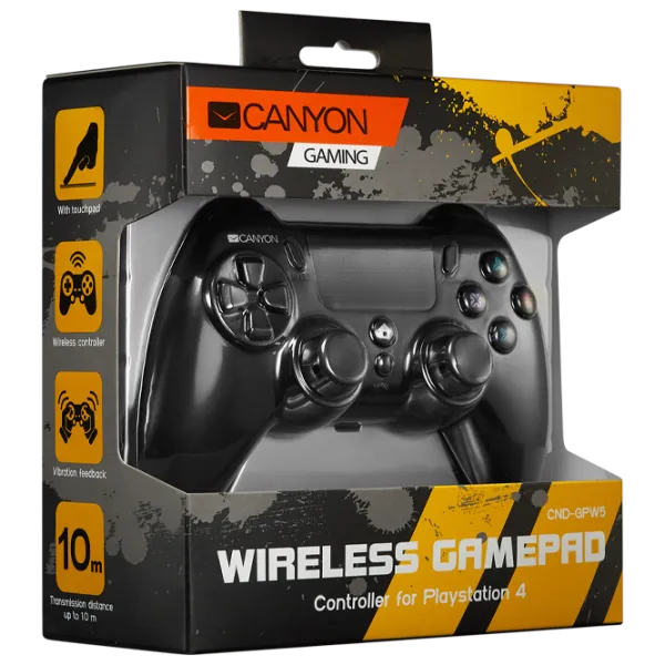 Геймпад Canyon CND-GPW5 Беспроводные/ 20 buttons/ Черный photo 6