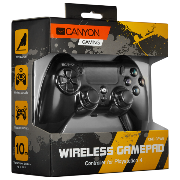 Геймпад Canyon CND-GPW5 Беспроводные/ 20 buttons/ Черный photo 6