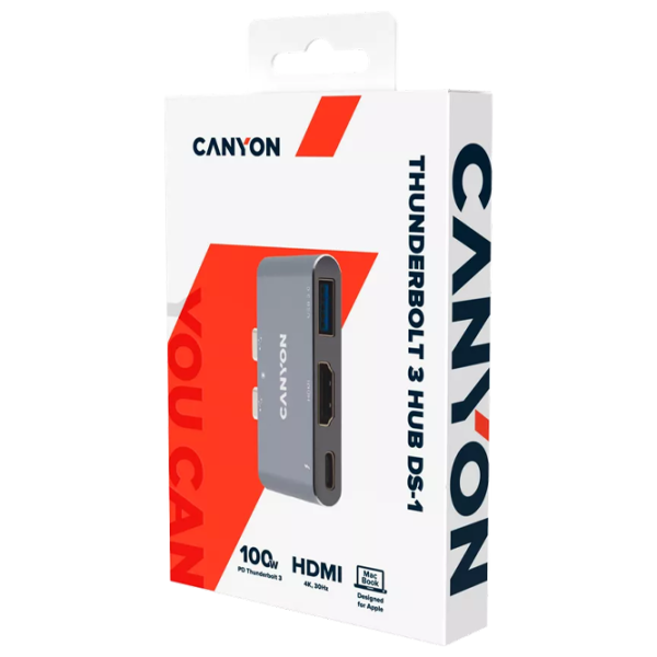 Адаптер Canyon CNS-TDS01DG Серебристый photo 3