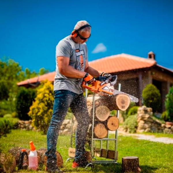 Цепная пила Villager VGS 460 S бензиновая/ Оранжевый photo 6