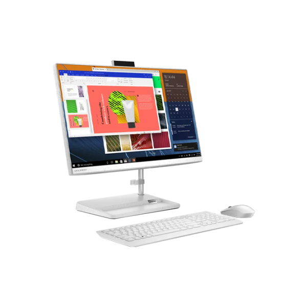 All-in-One PC Lenovo IdeaPad 3 21.5" Full HD Pentium Gold/ 22ITL6/ 4 GB/ 256 GB/ White photo 2 All-in-One PC Lenovo IdeaPad 3 21.5" Full HD Pentium Gold/ 22ITL6/ 4 GB/ 256 GB/ White photo 2